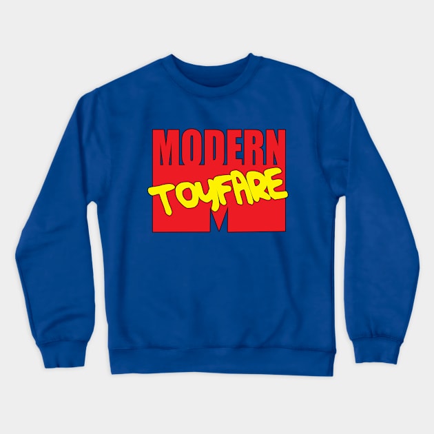 Modern Toyfare Crewneck Sweatshirt by VaultOfPersonalityComics